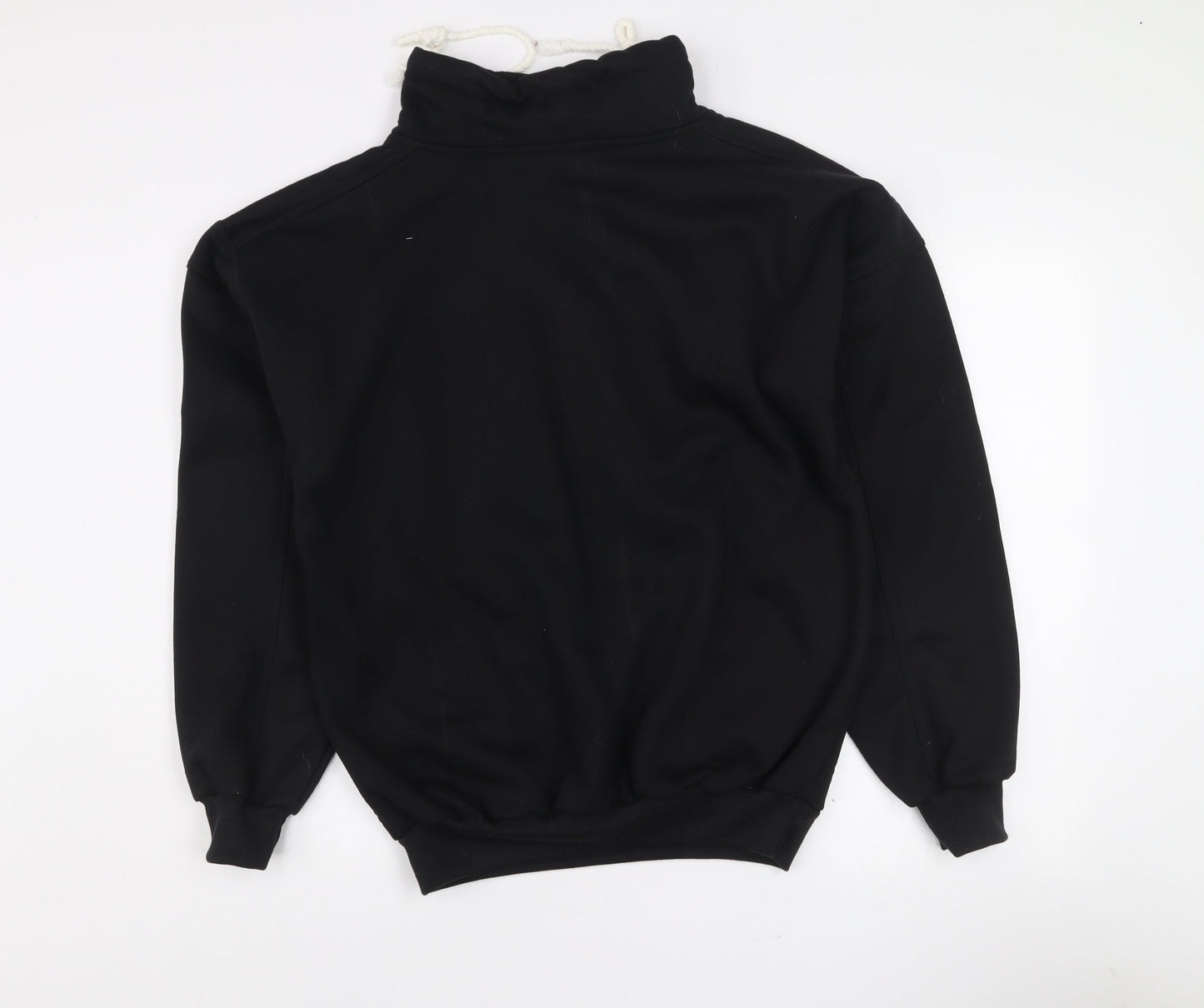 Future Design Women's Black Pullover Sweatshirt Australia Embroidered M