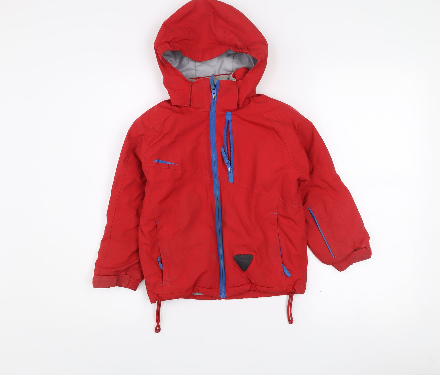 Trespass Boys Red Waterproof Hooded Parka Jacket 3-4 Years