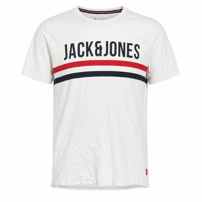 Mens UK Size L JACK & JONES White  T-Shirt
