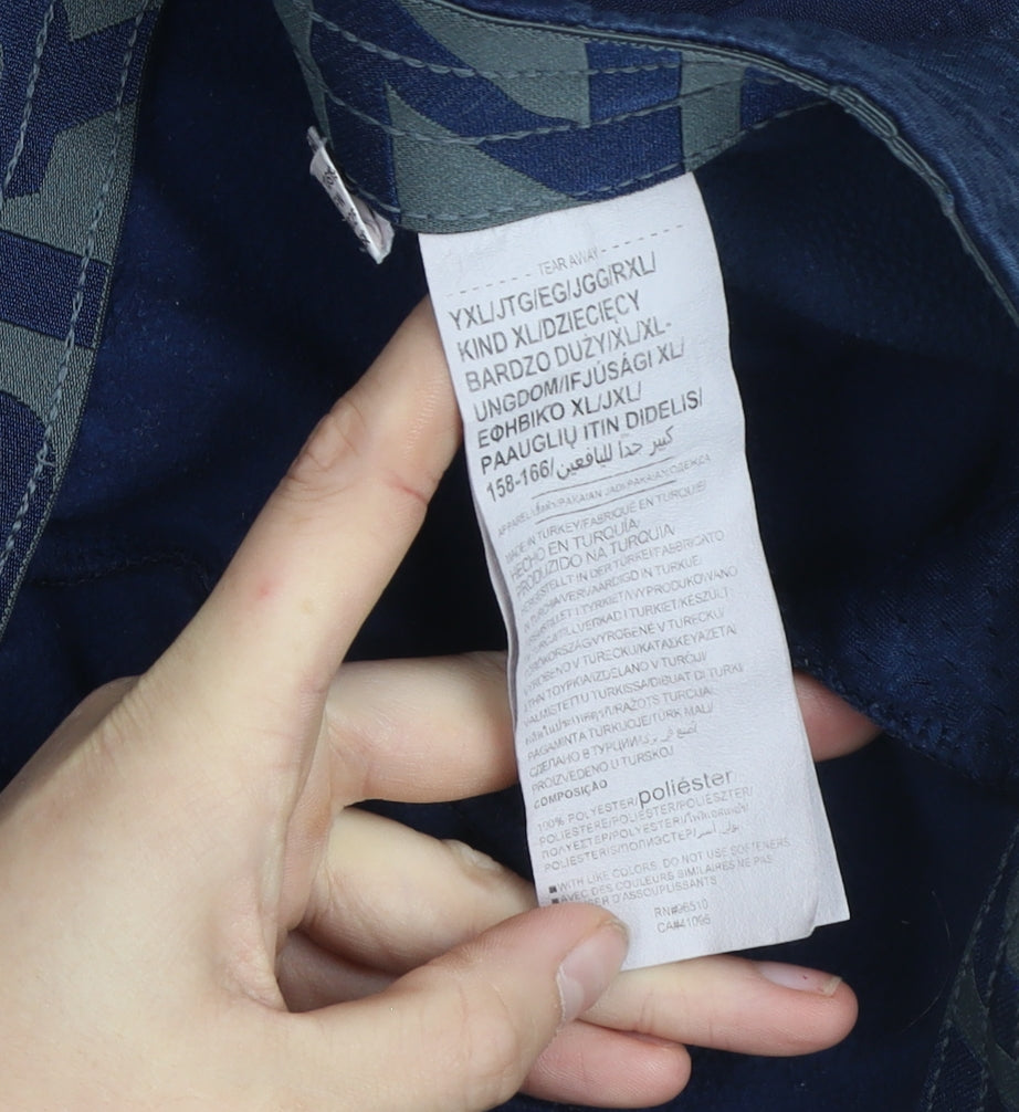 Under Armour Teens Blue XL ColdGear Fleece Jogger Trousers