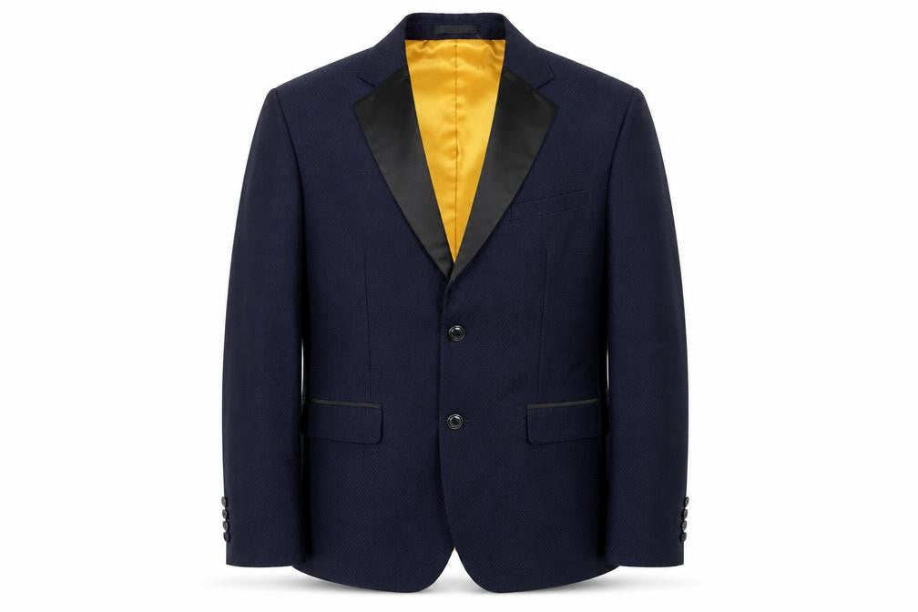 Mens UK Size 38 House of Cavani Regular Blue Suit Jacket