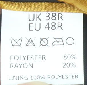 House of Cavani Men's Navy Tuxedo Blazer 38R Slim Fit Shawl Lapel