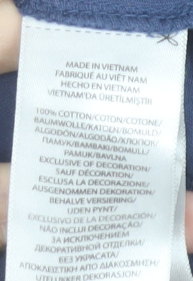 Polo Ralph Lauren Men's Blue Long Sleeve Cotton Crew Neck T-Shirt Size L