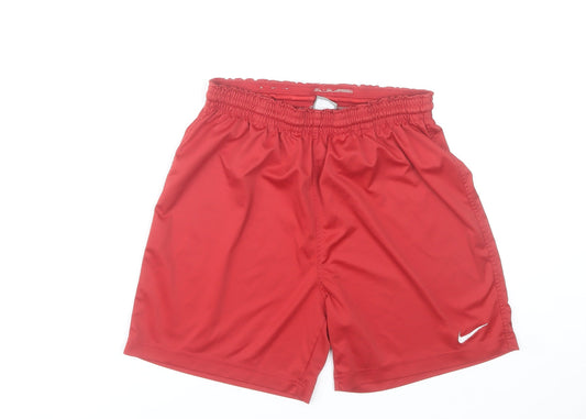 Nike Men's Red Athletic Shorts M 31/33 Moisture Wicking Training