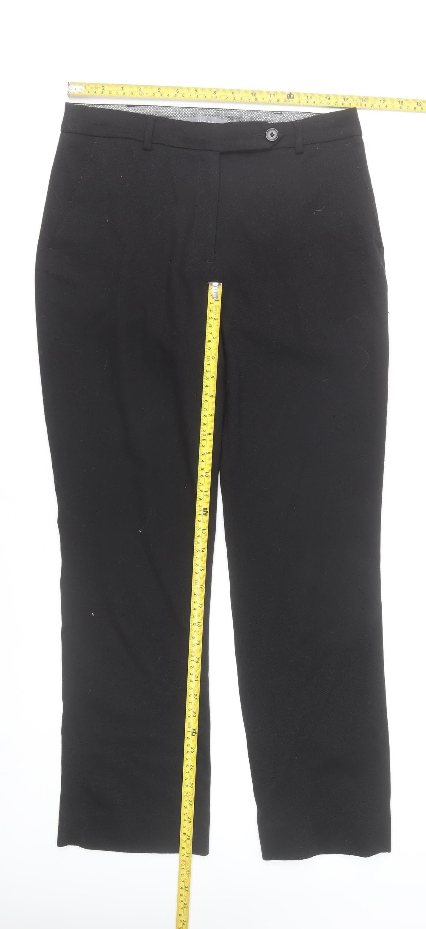 Principles Women’s Black Size 12 Straight Leg Dress Pants