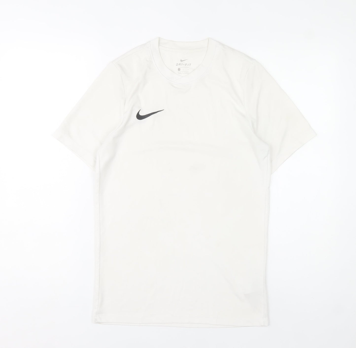 Nike Men's White Dri-Fit Athletic T-Shirt Size S Moisture Wicking