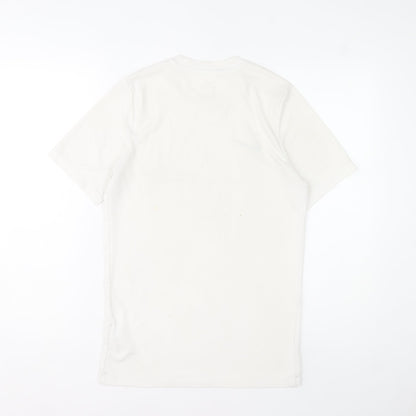 Nike Men's White Dri-Fit Athletic T-Shirt Size S Moisture Wicking