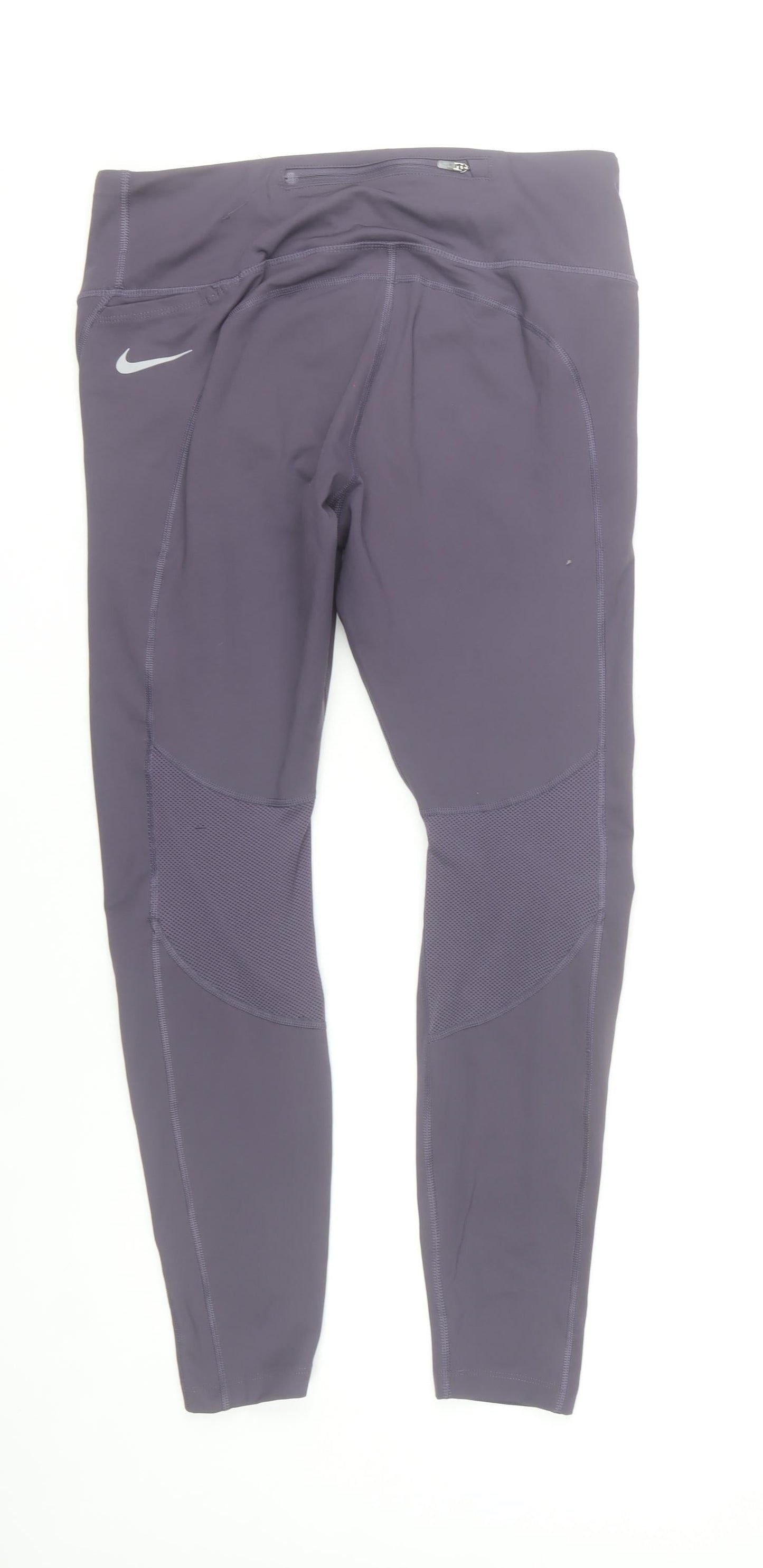 Nike Women's Purple Dri-FIT Leggings Size S Breathable Stretch Running Trousers