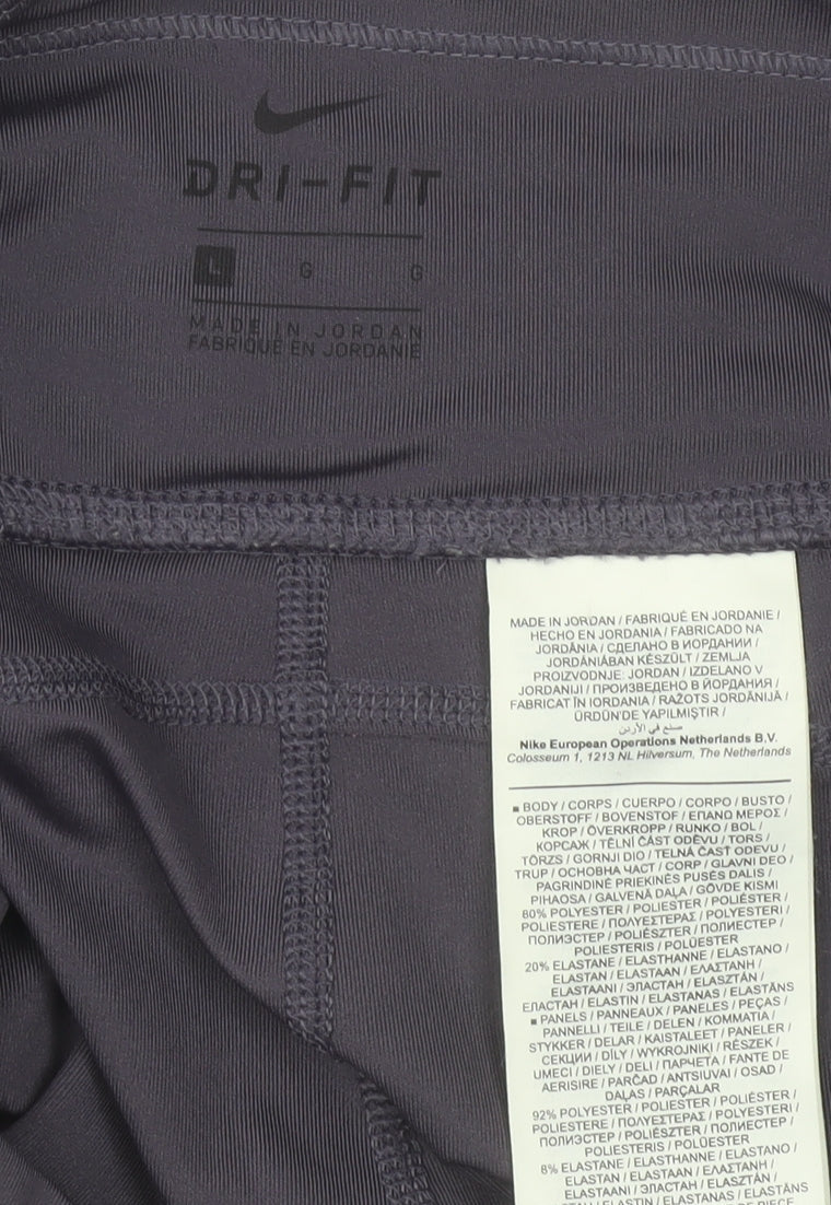 Nike Women's Purple Dri-FIT Leggings Size S Breathable Stretch Running Trousers