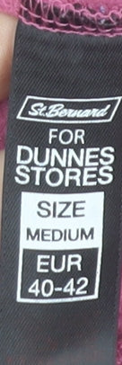 St. Bernard for Dunnes Stores Women Pink Pullover Hoodie Medium