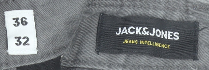 Womens UK Size 20 JACK & JONES Regular Fit Chino Grey Trousers