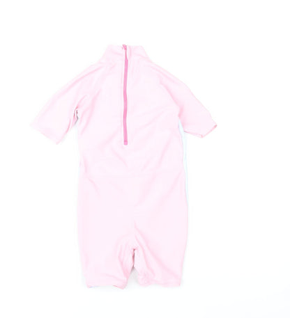 Peppa Pig Girls Pink UV Sun Suit 2-4 Years Quick Dry Swimwear