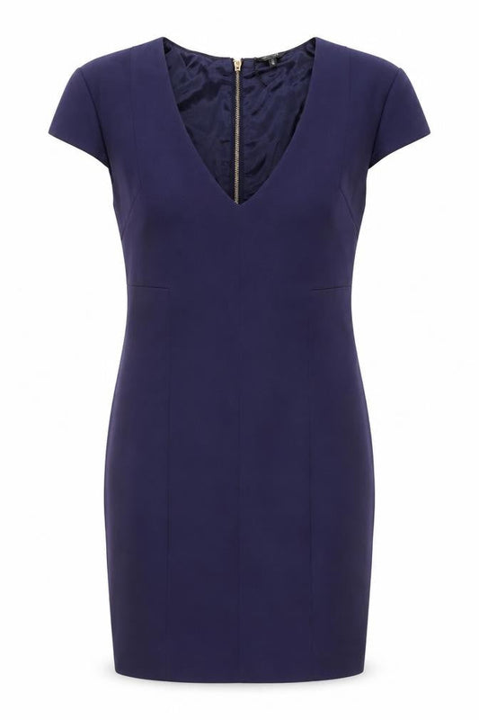 Savida Women’s Blue Size 12 Bodycon Knee Length Dress