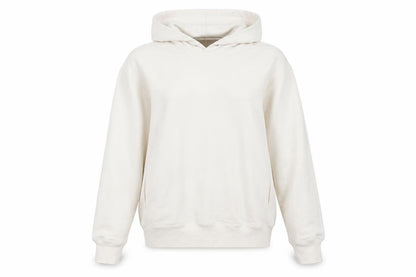 UNIQLO Women Ivory Cotton Pullover Hoodie Size S