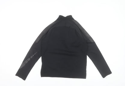 Nike Girls Black Dri-FIT Track Jacket 8-10 Years Athletic Fit