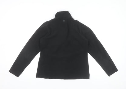 Mountain Warehouse Boys Black Fleece 1/4 Zip Pullover Sweatshirt Size S