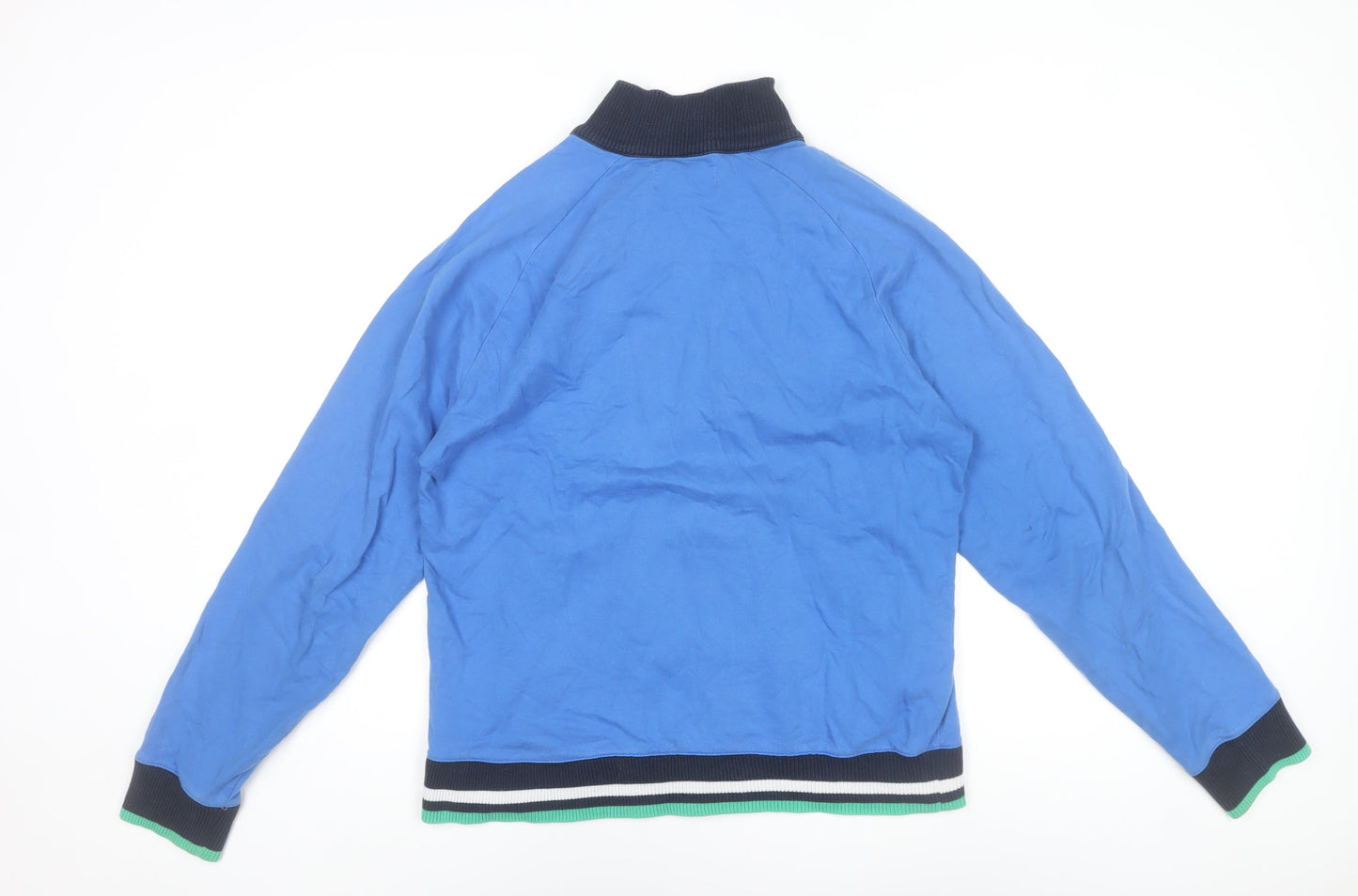 Original Penguin Men's Blue Full Zip Cotton Sweatshirt L