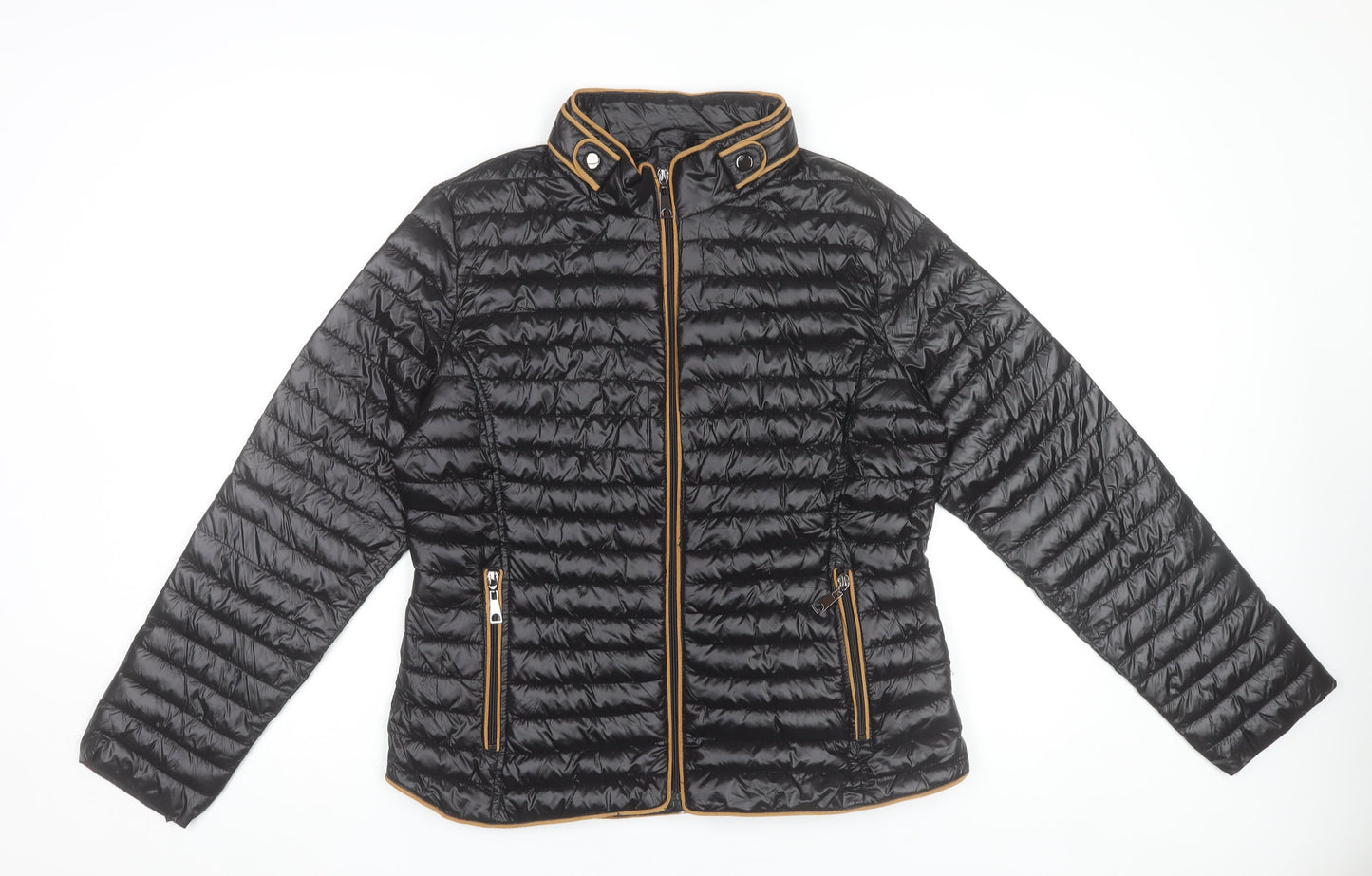 VV Collection Women's Black 2XL Puffer Jacket Lightweight Winter Coat