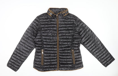 VV Collection Women's Black 2XL Puffer Jacket Lightweight Winter Coat