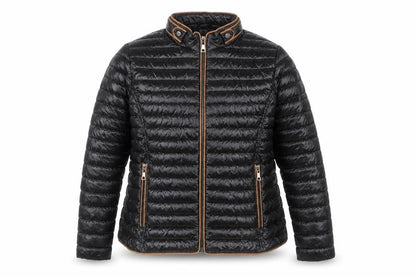VV Collection Women's Black 2XL Puffer Jacket Lightweight Winter Coat