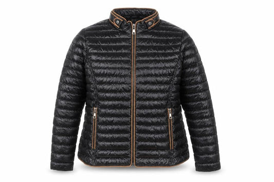 VV Collection Women's Black 2XL Puffer Jacket Lightweight Winter Coat