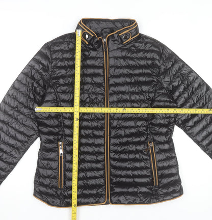 VV Collection Women's Black 2XL Puffer Jacket Lightweight Winter Coat