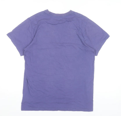 Vans Men's Purple Pocket T-Shirt Size M Cotton Casual