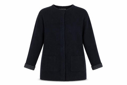 Promod Women’s Black Wool Blend Long Cardigan Size M