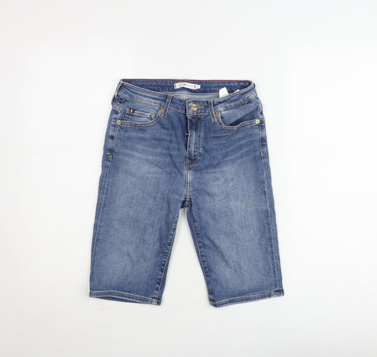 Tommy Hilfiger Men's Blue Denim Slim Chino Shorts Size 28