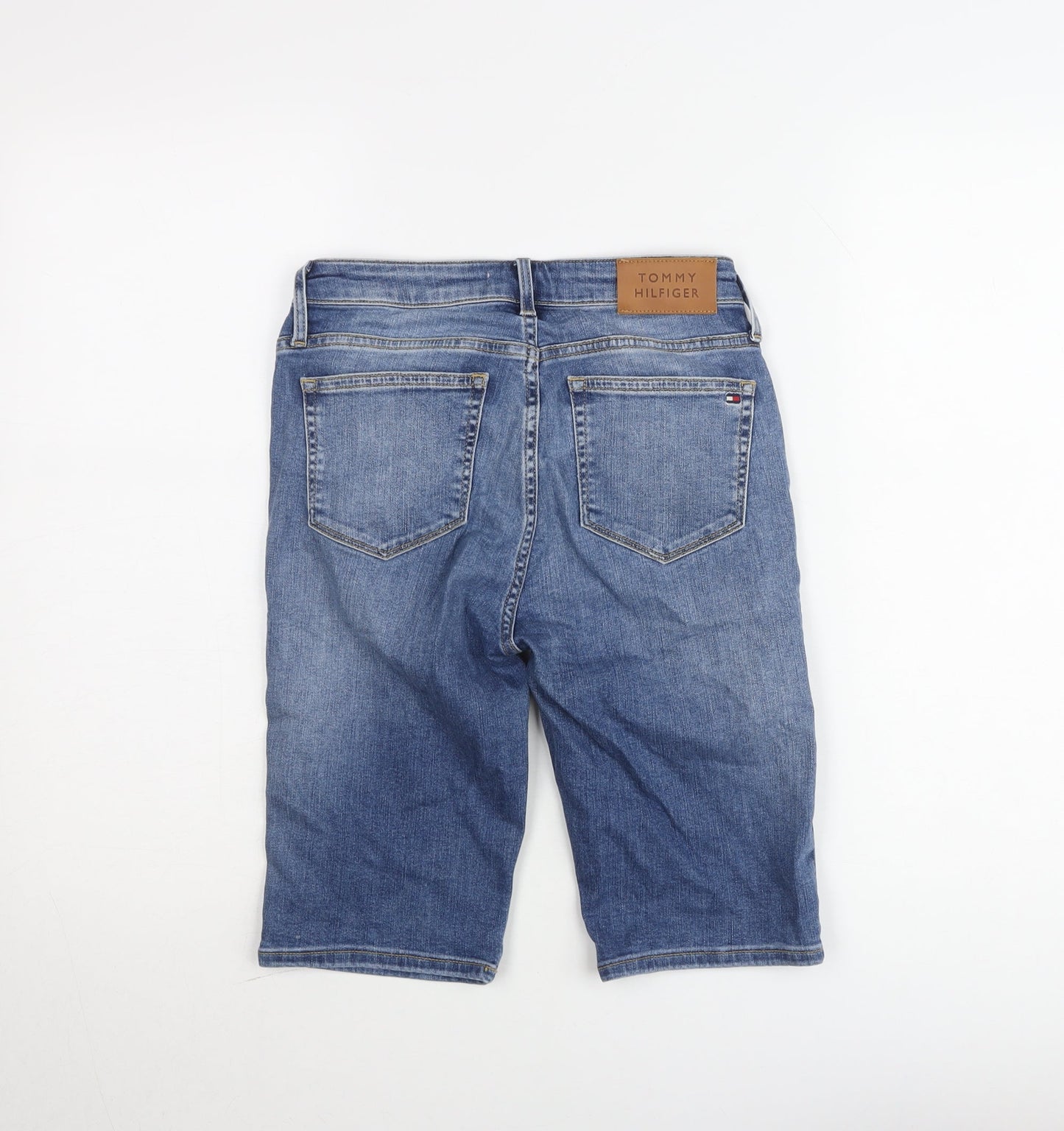 Tommy Hilfiger Men's Blue Denim Slim Chino Shorts Size 28