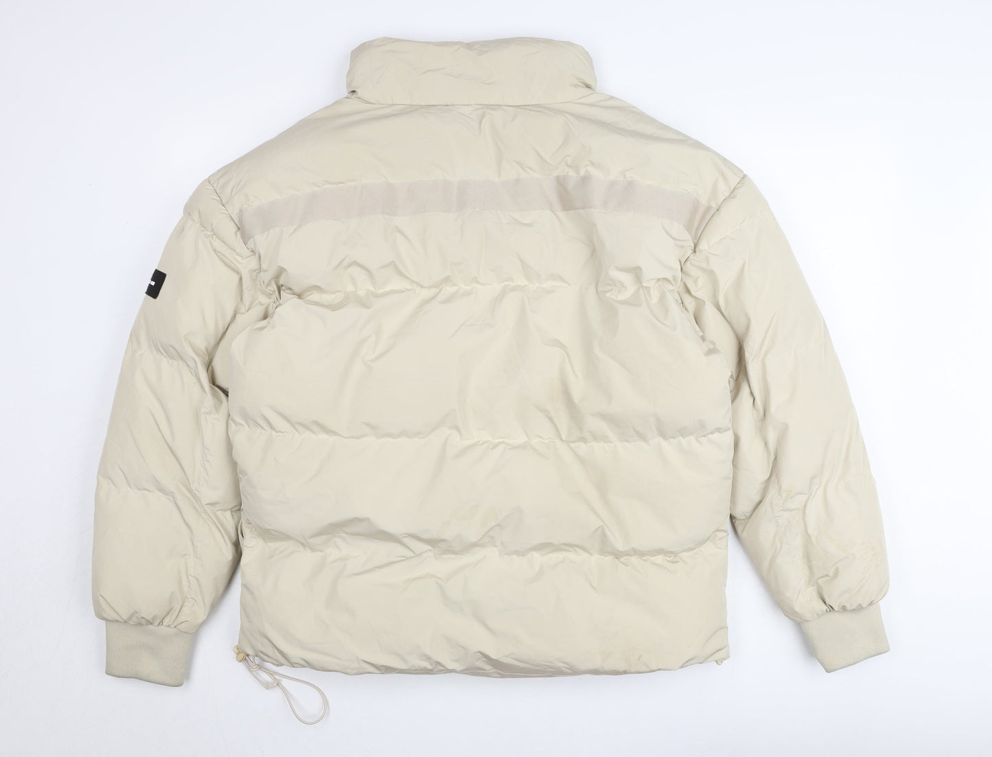 GOODFORNOTHING Women Beige Puffer Jacket M Regular Fit Winter Coat