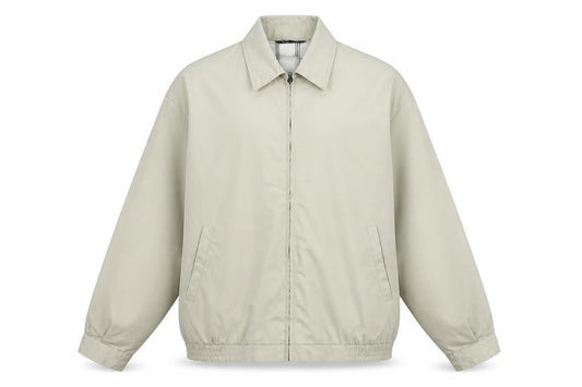 Premier Man Beige L Regular Fit Full Zip Lined Men's Jacket