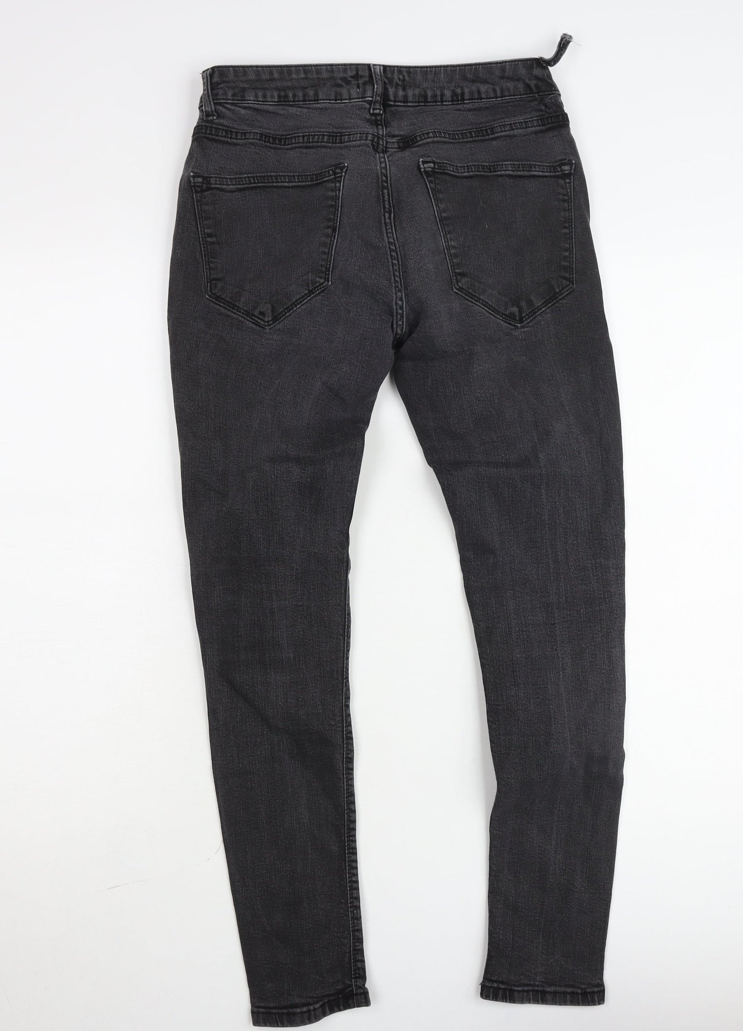 Paul Galvin Women's Black Skinny Jeans Size 14 Regular Fit 30in