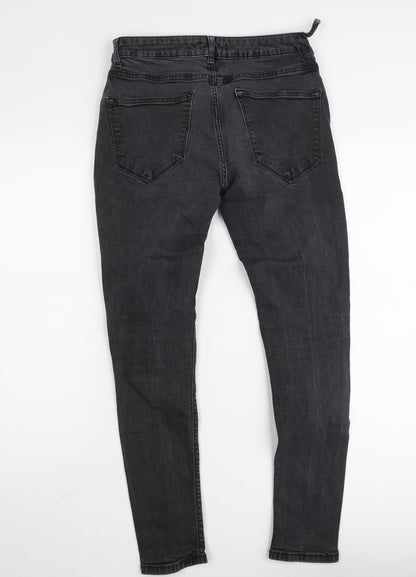Paul Galvin Women's Black Skinny Jeans Size 14 Regular Fit 30in