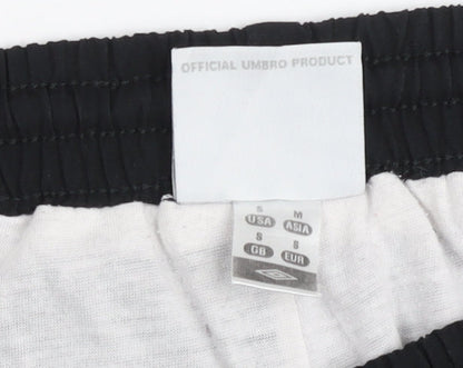 Umbro Men's Black Sweat Shorts Size S Elastic Waist Sportswear