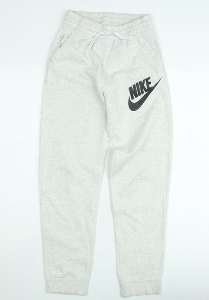 Nike Teens Grey XL Jogger Sweatpants 80% Cotton 20% Polyester