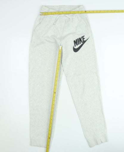 Nike Teens Grey XL Jogger Sweatpants 80% Cotton 20% Polyester
