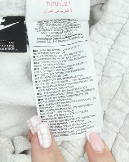 Nike Teens Grey XL Jogger Sweatpants 80% Cotton 20% Polyester