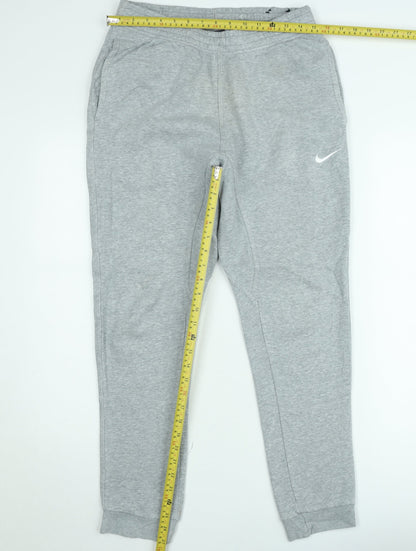 Nike Men's Grey Jogger Trousers Small Regular Fit Fleece Sweatpants