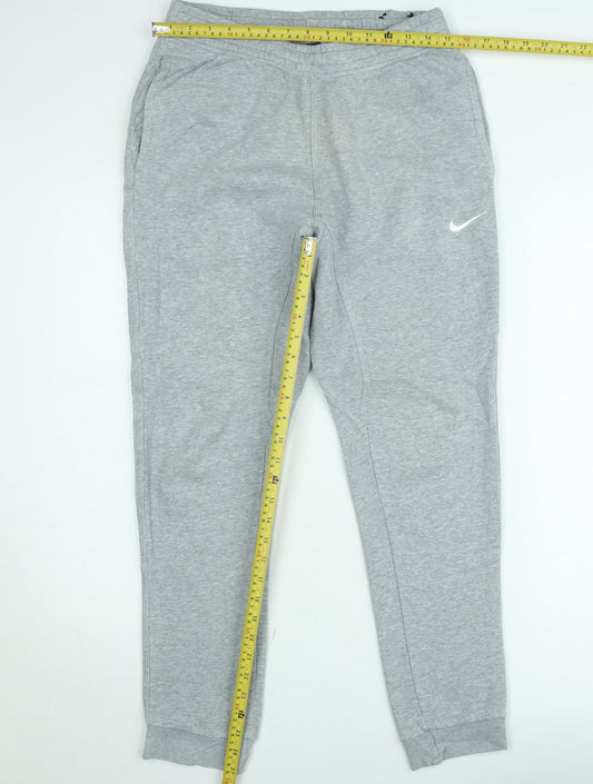 Nike Men's Grey Jogger Trousers Small Regular Fit Fleece Sweatpants