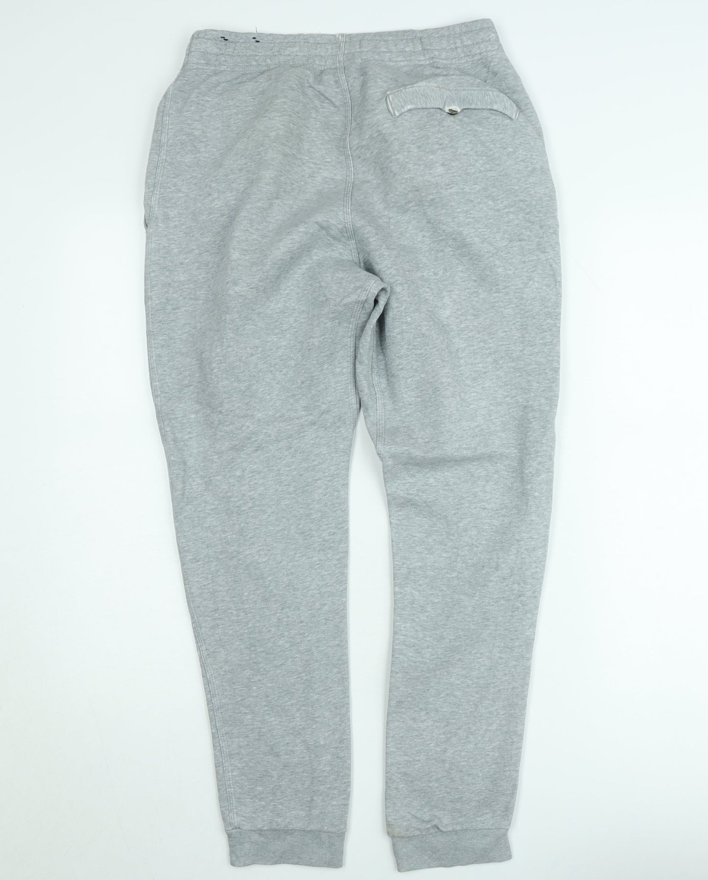 Nike Men's Grey Jogger Trousers Small Regular Fit Fleece Sweatpants