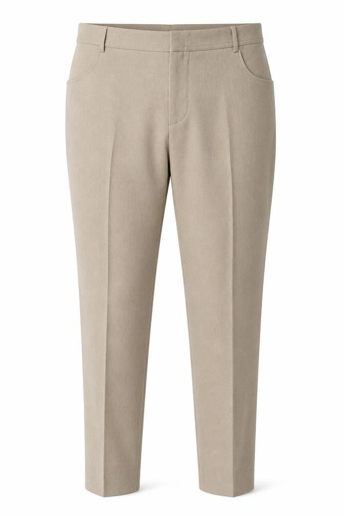 Mens UK Size 50 Farah Regular Fit Dress Pants Beige Trousers