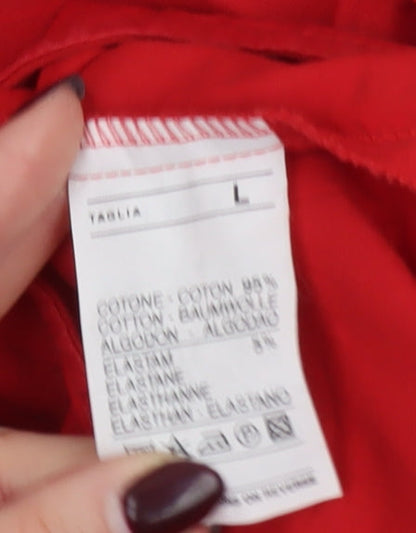 United Colors of Benetton Women's Red Bodycon Dress L