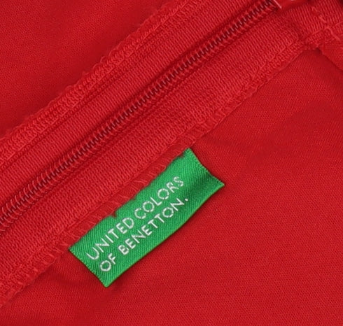 United Colors of Benetton Women's Red Bodycon Dress L