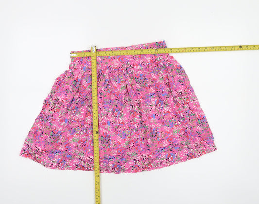 Dunnes Stores Women’s Multicoloured Floral A-Line Short Skirt Size S