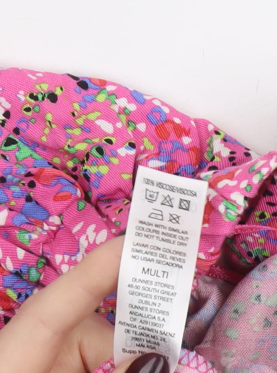 Dunnes Stores Women’s Multicoloured Floral A-Line Short Skirt Size S