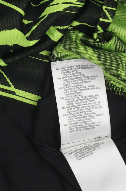 Adidas Boys Black & Green Messi Football T-Shirt Size 11-12 Years Climalite