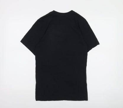 Nike Men's Black Dri-Fit Graphic T-Shirt XS Camouflage Print