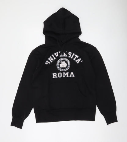 Accessori & Co Black Universita Roma Pullover Hoodie Women S
