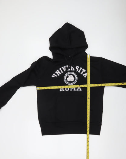 Accessori & Co Black Universita Roma Pullover Hoodie Women S